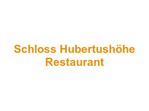 Schloss Hubertushöhe Restaurant Logo