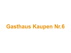Gasthaus Kaupen Nr.6 Logo