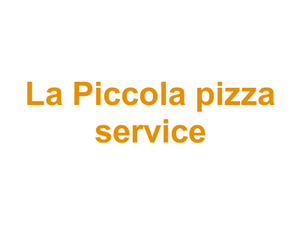 La Piccola pizza service Logo