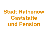 Stadt Rathenow Gaststätte und Pension Logo