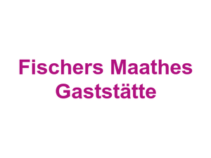 Fischers Maathes Gaststätte Logo