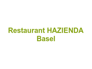Restaurant HAZIENDA Basel Logo