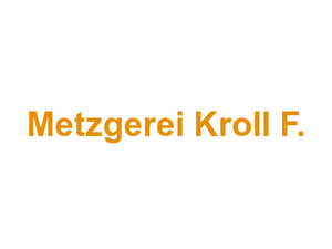 Metzgerei Kroll F. Logo