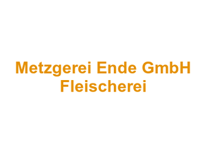 Metzgerei Ende GmbH Fleischerei Logo