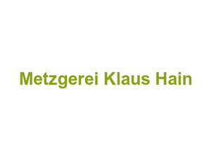 Metzgerei Klaus Hain Logo
