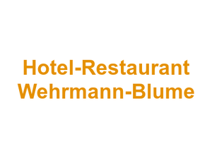 Hotel-Restaurant Wehrmann-Blume Logo