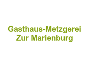 Gasthaus-Metzgerei "Zur Marienburg" Logo