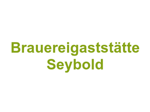 Brauereigaststätte Seybold Logo