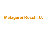 Metzgerei Rösch, U. Logo