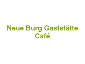 Neue Burg Gaststätte Café Logo