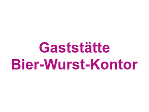 Gaststätte Bier-Wurst-Kontor Logo