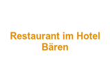 Restaurant im Hotel Bären Logo