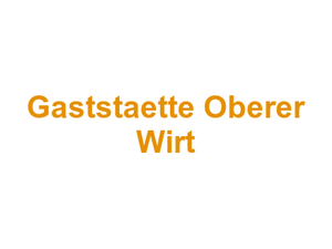 Gaststaette Oberer Wirt Logo