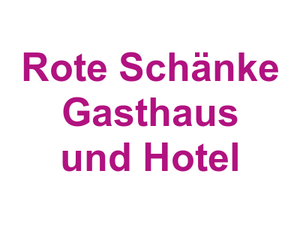 Rote Schänke Gasthaus und Hotel Logo
