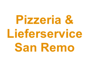 Pizzeria & Lieferservice San Remo Logo