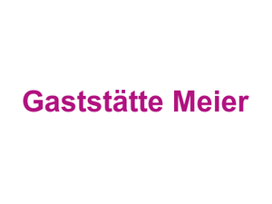 Gaststätte Meier Logo