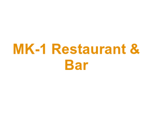 MK-1 Restaurant & Bar Logo