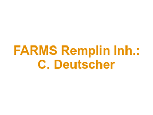 Metzgerei Landfleischerei FARMS Remplin Inh.: C. Deutscher Logo
