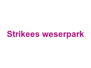 Strikees weserpark Logo