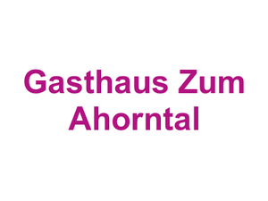 Gasthaus Zum Ahorntal Logo