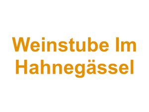 Weinstube Im Hahnegässel Logo