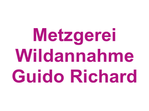 Metzgerei Wildannahme Guido Richard Logo