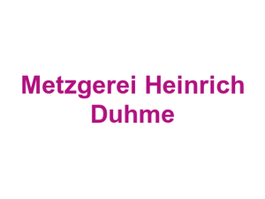 Metzgerei Heinrich Duhme Logo