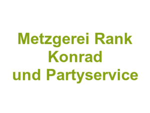 Metzgerei Rank Konrad  und Partyservice Logo