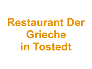 Restaurant "Der Grieche in Tostedt" Logo