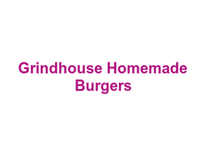 Grindhouse Homemade Burgers Logo