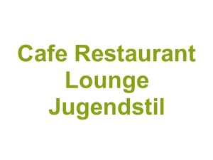 Cafe Restaurant Lounge Jugendstil Logo
