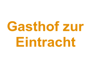 Gasthof zur Eintracht Logo