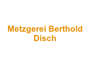 Metzgerei Berthold Disch Logo