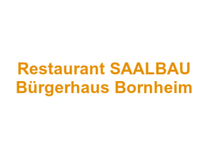 Restaurant SAALBAU Bürgerhaus Bornheim Logo