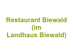 Restaurant Biewald (im Landhaus Biewald) Logo