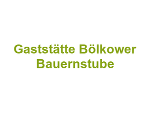 Gaststätte Bölkower Bauernstube Logo