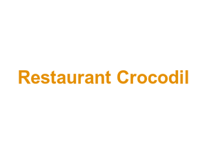 Restaurant Crocodil Logo