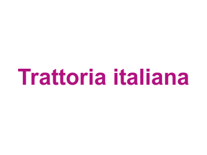 Trattoria italiana Logo