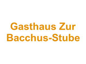 Gasthaus Zur Bacchus-Stube Logo