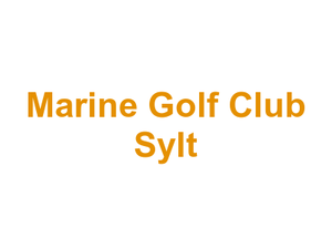 MARINE BISTRO - im Marine Golf Club Sylt Logo