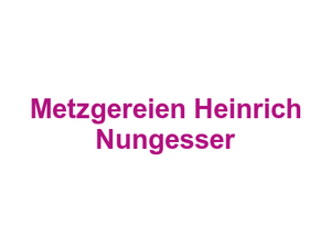 Metzgereien Heinrich Nungesser Logo