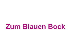 Zum Blauen Bock Logo