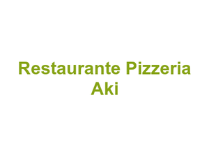 Restaurante Pizzeria Aki Logo