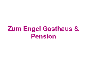 Zum Engel Gasthaus & Pension Logo