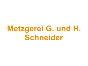 Metzgerei G. und H. Schneider Logo