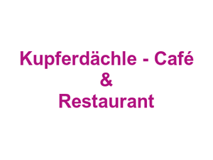 Kupferdächle - Café & Restaurant Logo