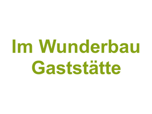 Im Wunderbau Gaststätte Logo