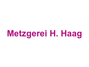 Metzgerei H. Haag Logo