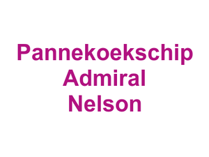 Pannekoekschip Admiral Nelson Logo