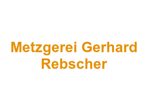 Metzgerei Gerhard Rebscher Logo